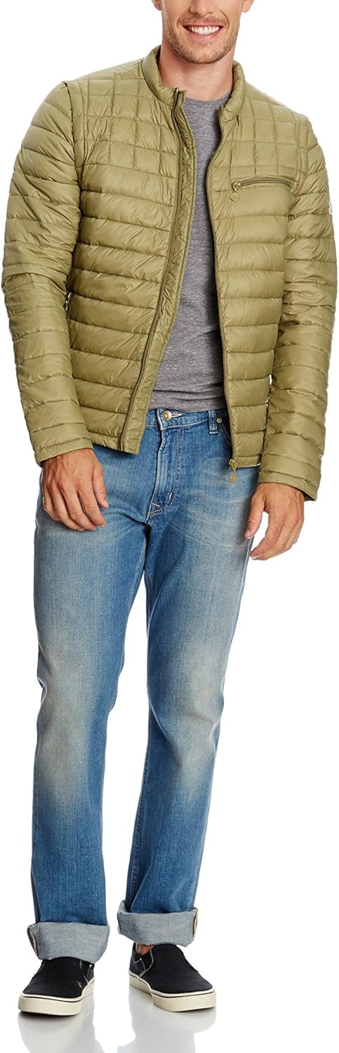 FRENCH COOK Daunenjacke Removable Sleeves Khaki L