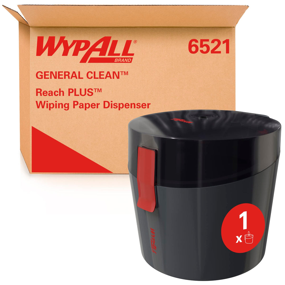 WypAll Reach PLUS General Clean Zentralentnahmespender mit Einzelblattentnahme 6521 – Spender für we