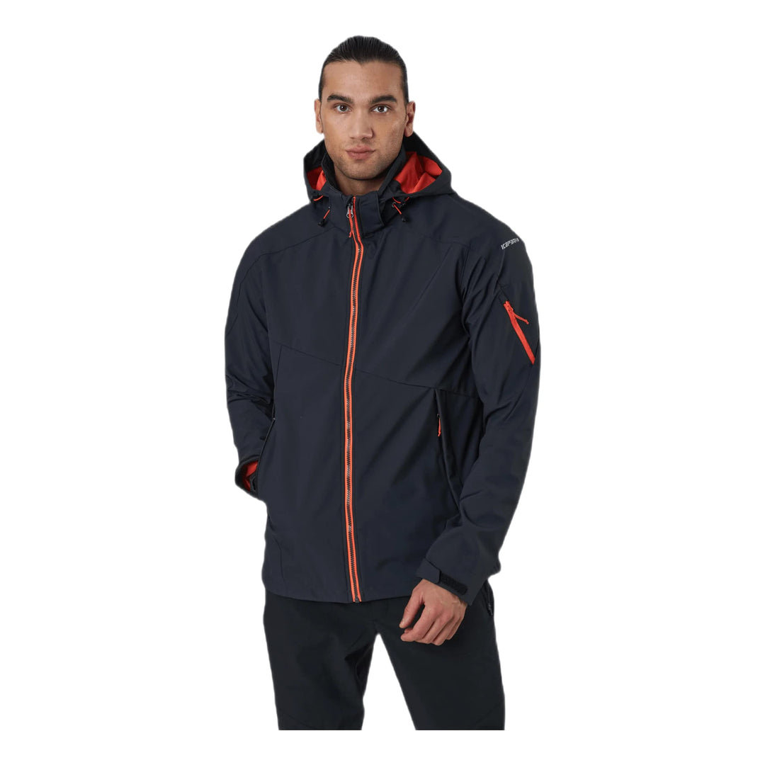 ICEPEAK Herren Softshelljacke Barling 50 Anthrazit, 50 Anthrazit