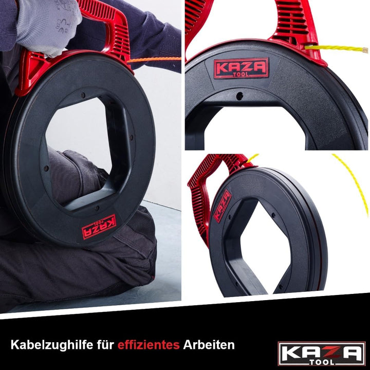 Kabeleinziehhilfe - Retractable Spiral - Cable Retraction Aid Shatterproof for Pulling - Pull Wire,