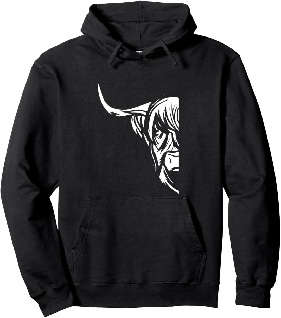 Schottisches Highland Cattle Cow Hochlandrind Pullover Hoodie