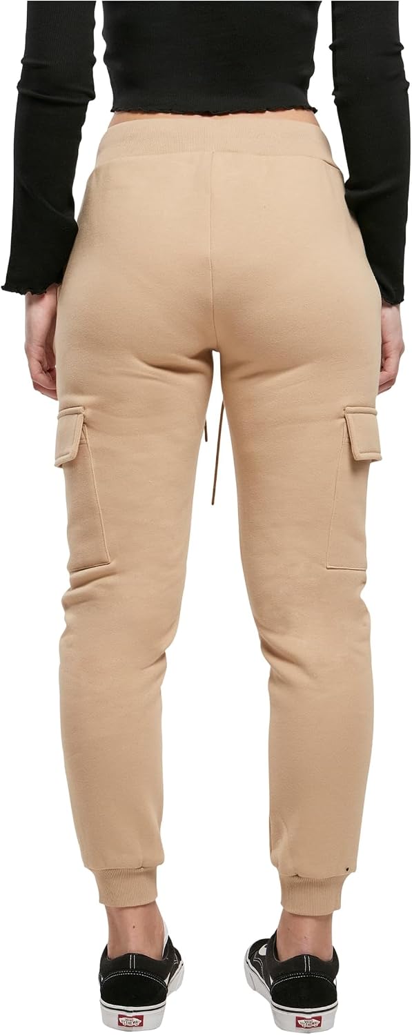 Urban Classics Damen Ladies Cargo Sweat Pants XL Unionbeige, XL Unionbeige