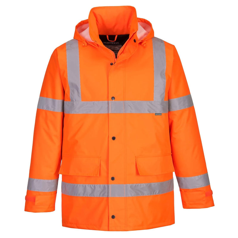 Portwest Giacca Traffic Hi-Vis XL Orange, XL Orange