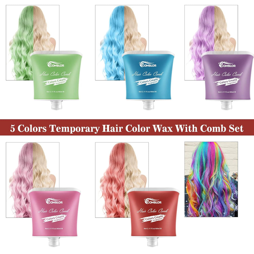 Haarfarbe Wachs, Magic Master Keratin Temporäre Frisur Creme Instant farbiger Ton für Männer und Fra