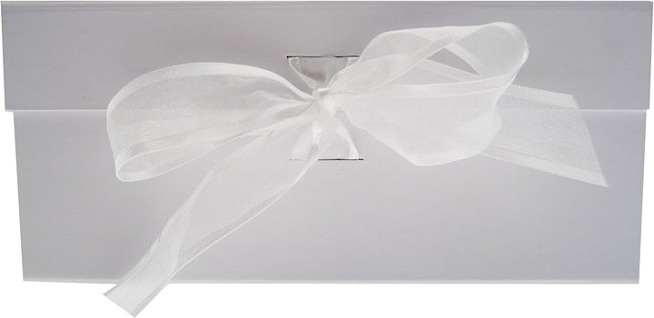 WHITE COTTON CARDS Grosse Aufbewahrungsbox für Erinnerungsstücke, Motiv: Blauer Hase, Brett, weiss,