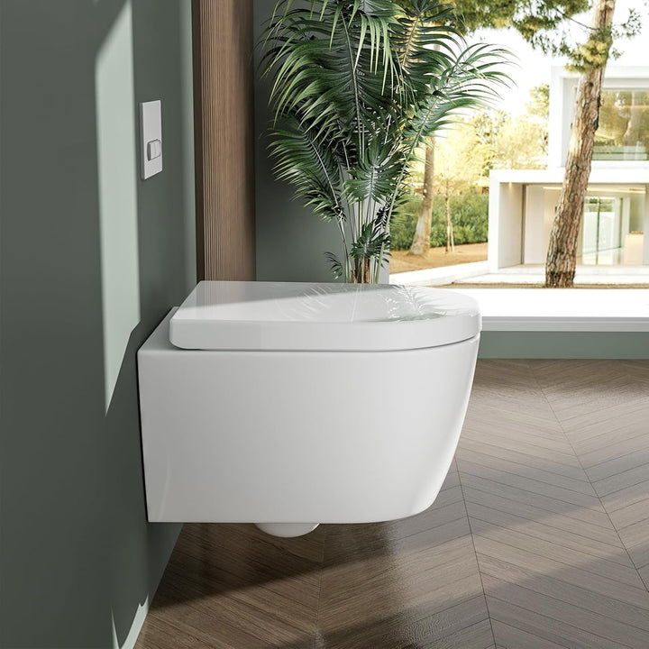 Rainsworth Nano Glaze Toilettendeckel Form D,Urea Formaldehyd Wc Sitz Mit Absenkautomatik,Ergonomisc