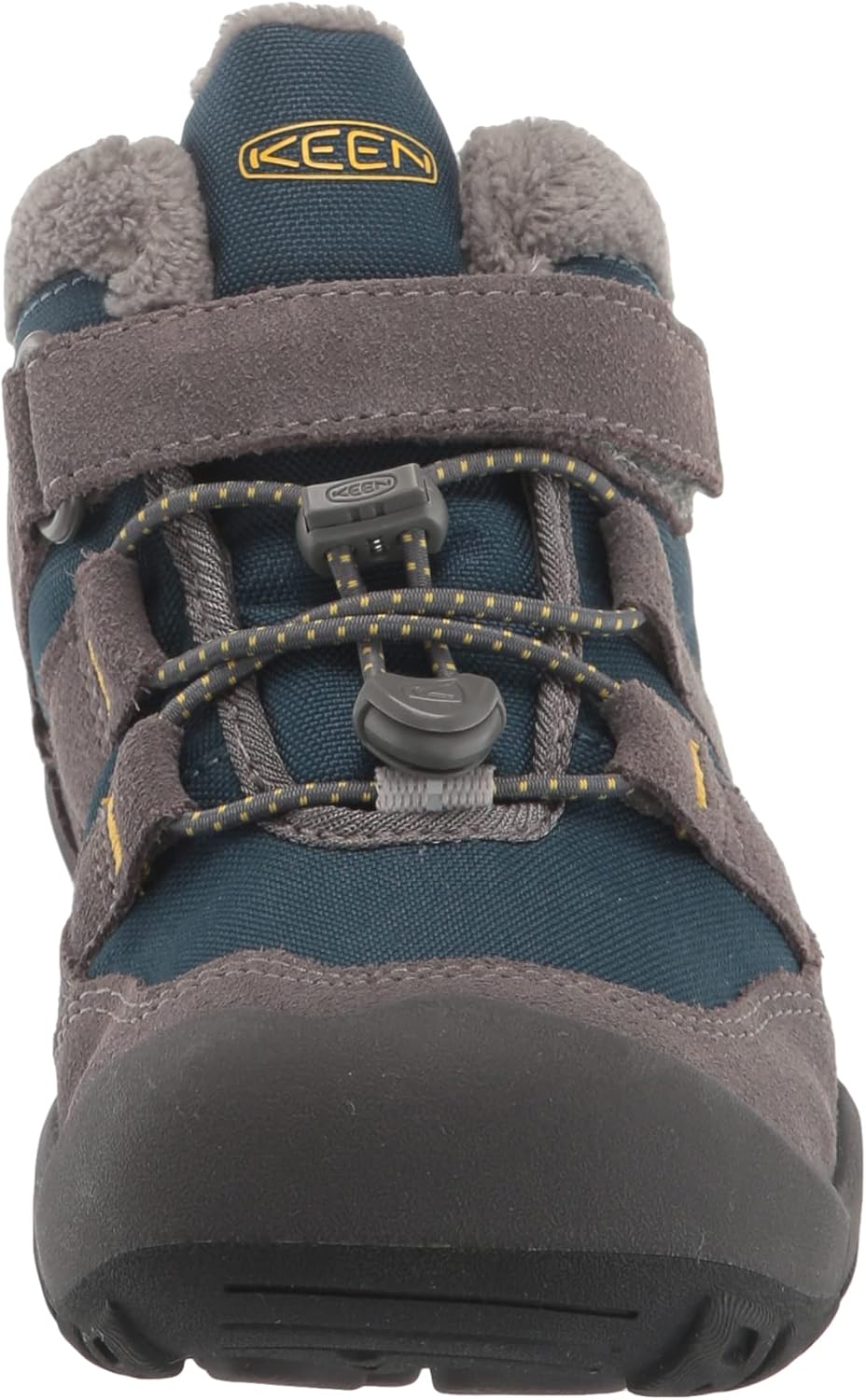 KEEN Unisex Kinder Knotch Chukka-Stiefel 19 EU Steel Grey Blue Wing Teal, 19 EU Steel Grey Blue Wing