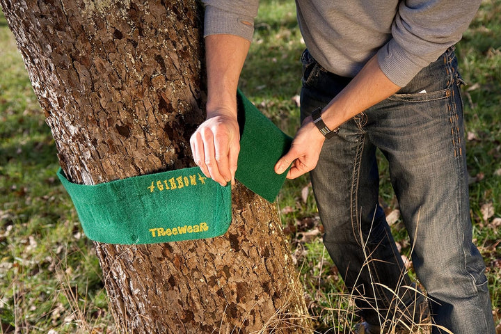 Gibbon Slacklines Tree Wear, Baumschutz, Grün, Länge: 100 cm, Breite: 16 cm, Schutz für Band und Bau