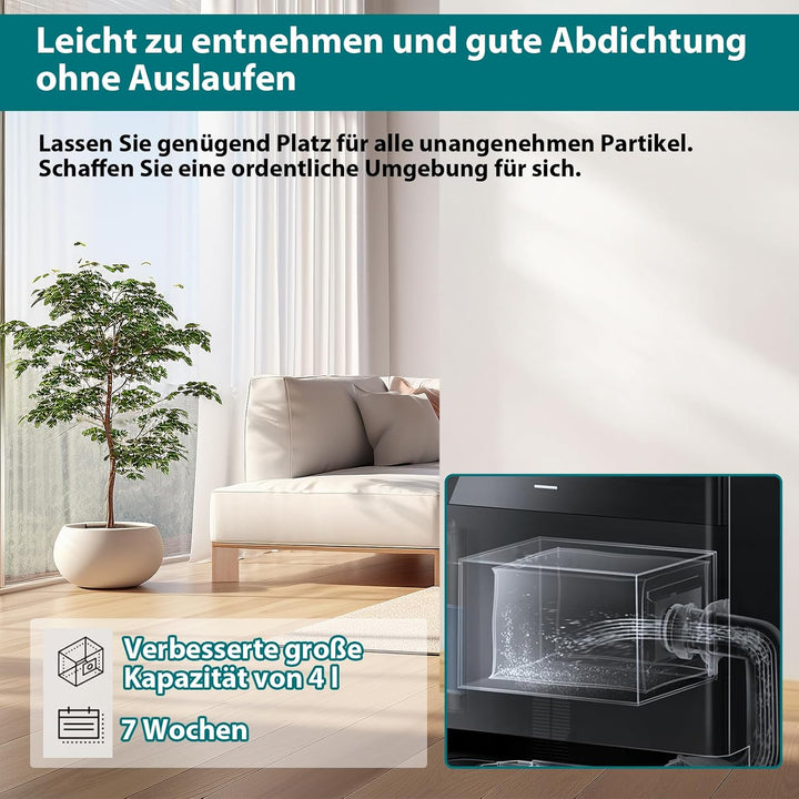 12 Stück Staubbeutel Kompatibel mit Ecovacs Deebot T50/T50 PRO/T50 MAX PRO/T30C/T30C PRO/T80/X8/X8 P