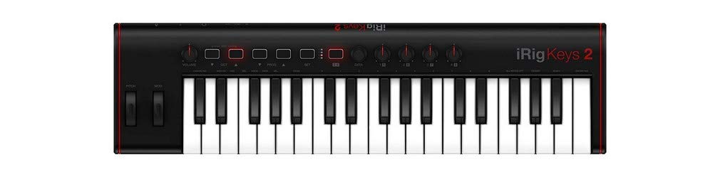 IK Multimedia iRig Keys 2 Pro - Universell einsatzbares MIDI Keyboard für iOS/Android, MAC und PC, s