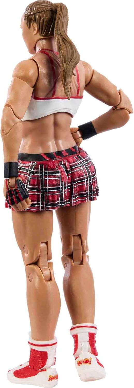 Mattel WWE Elite Collection Top Picks Actionfigur & Zubehör-Set, Ronda Rousey 15,2 cm Sammlerstück m