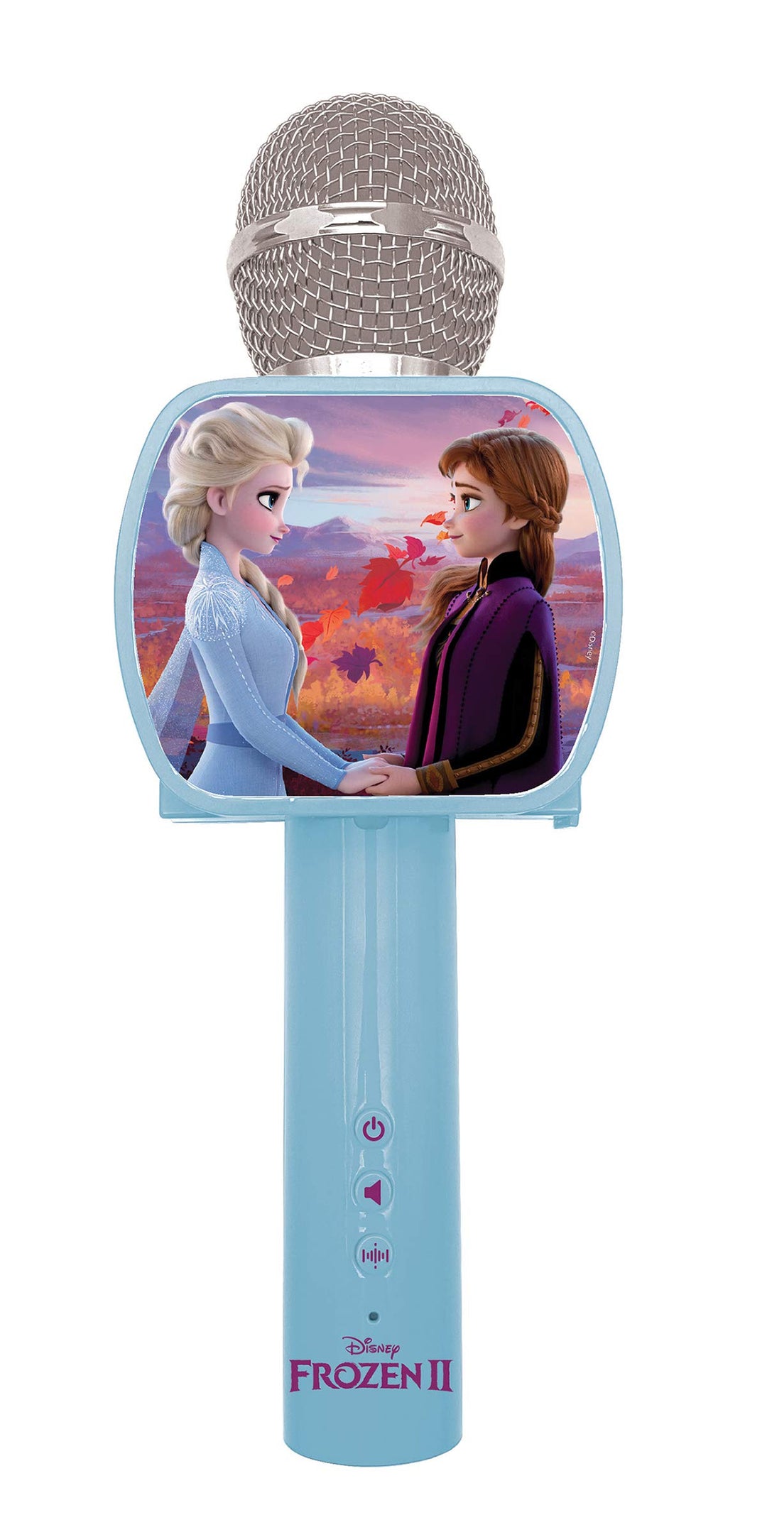 Lexibook MIC240FZ Disney Frozen 2 Die Eiskönigin ELSA Bluetooth-Mikrofon mit Voice-Changer-Funktion,