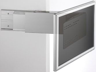 Caratec Flex CFA101L TV-Halter für Wohnmobil, seitlicher Auszug, Aluminium