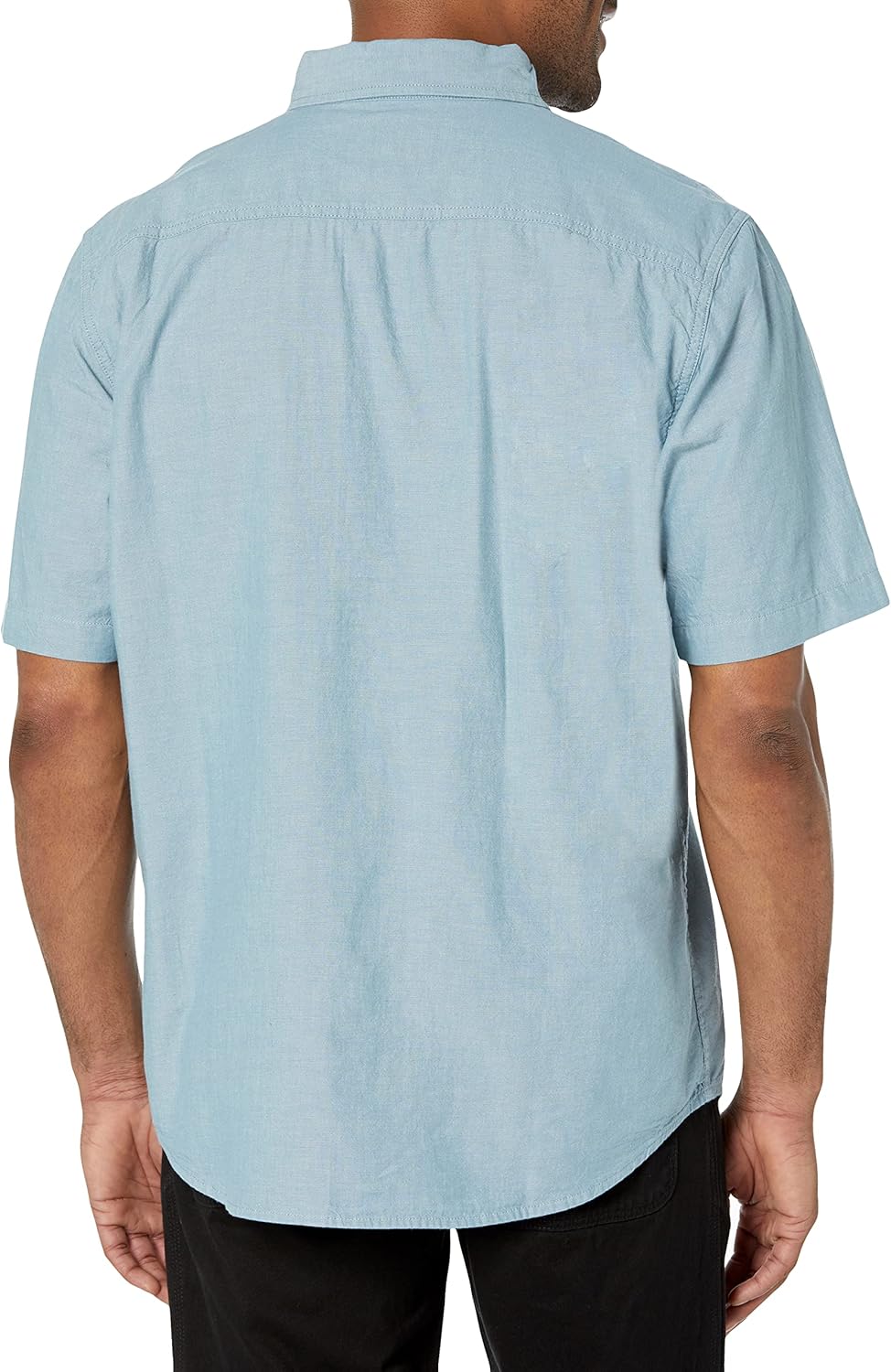 Carhartt Herren Loose Fit Midweight Chambray Short Sleeve Shirt S Blue Chambray, S Blue Chambray