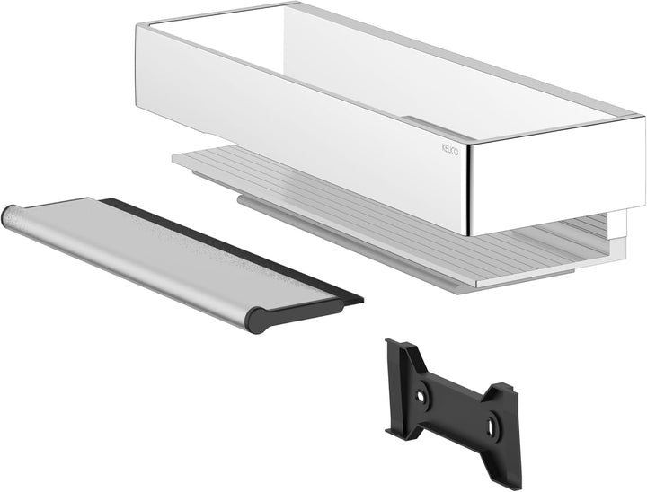 Keuco Edition 11 Duschkorb, mit Duschabzieher, Aluminium eloxiert und verchromt, Made in Germany, ab