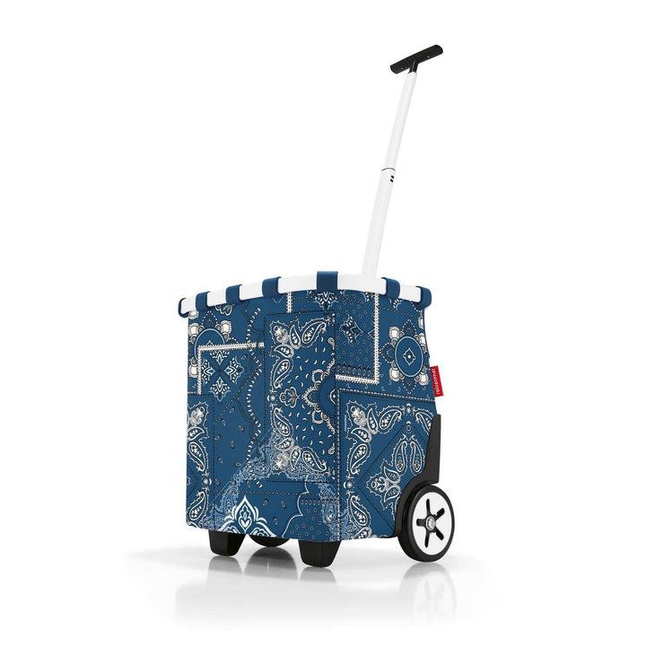reisenthel carrycruiser Tragbarer Einkaufstrolley mit stabilem Aluminiumrahmen, Schultergurt und her