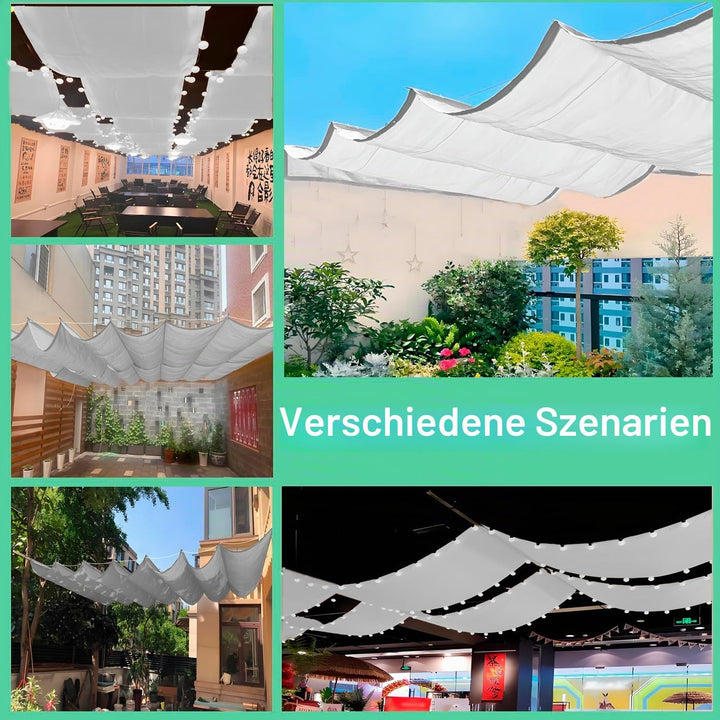 Einziehbar Welle Sonnensegel 100x250cm(BxL) Verstellbar Schattenabdeckung Sonnenschutz Wasserdicht O