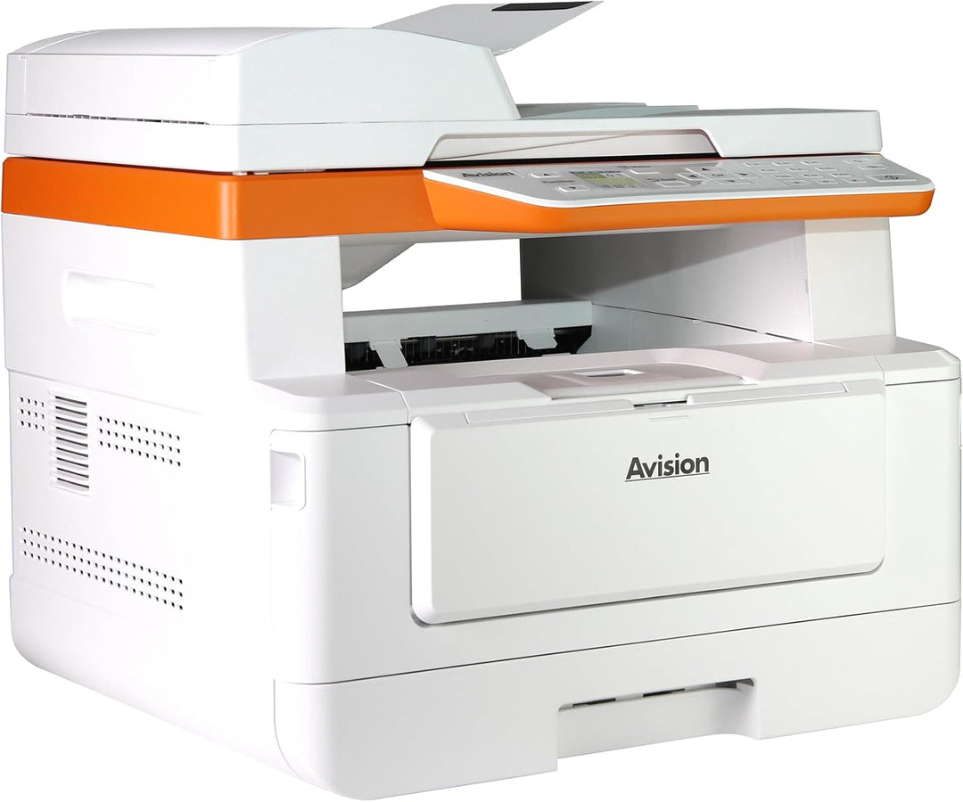 Avision AM40Q MFP A4 Multifunktionsdrucker, Schwarzweiss Laser Drucker, Scanner, Kopierer, USB, LAN,