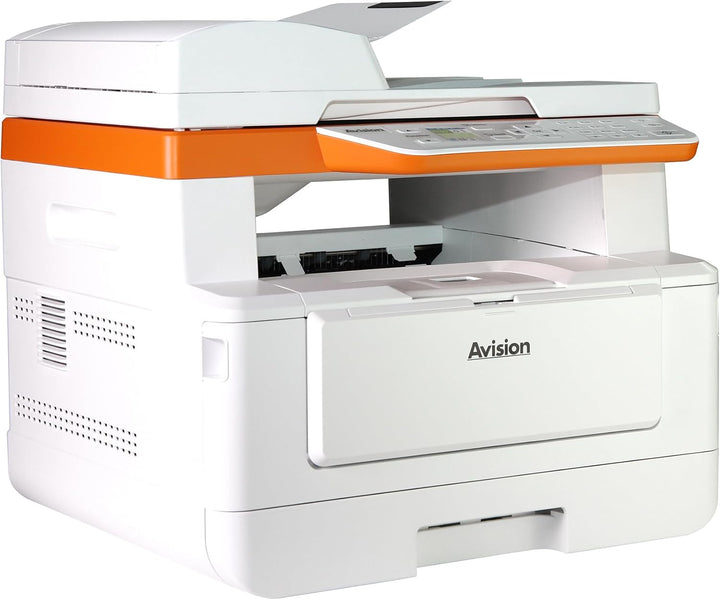 Avision AM40Q MFP A4 Multifunktionsdrucker, Schwarzweiss Laser Drucker, Scanner, Kopierer, USB, LAN,