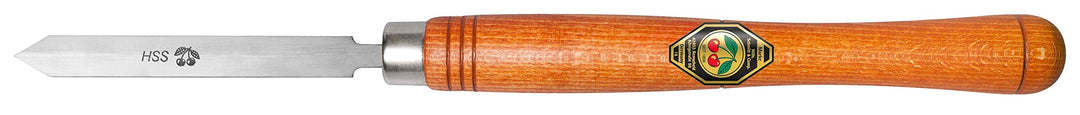 "KIRSCHEN" Werkzeuge 1599004 | HSS-Drechslerbeitel mit Abstechstahl in Diamantform 6mm