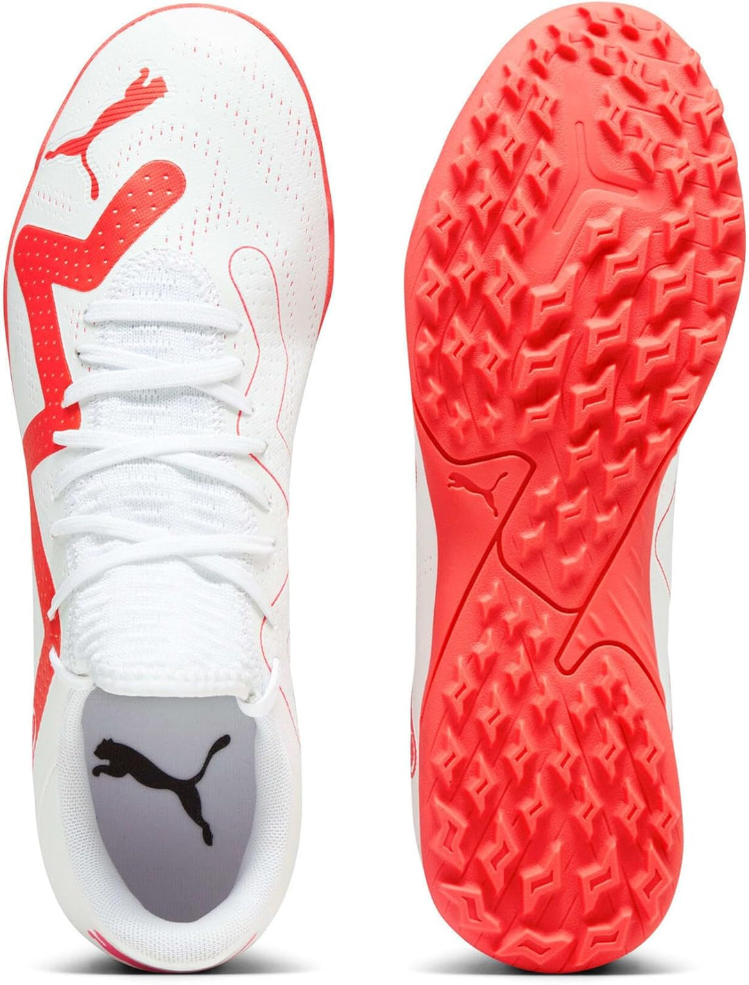 PUMA Herren Future Play Tt Fussballschuh 40 EU Puma White Fire Orchid, 40 EU Puma White Fire Orchid