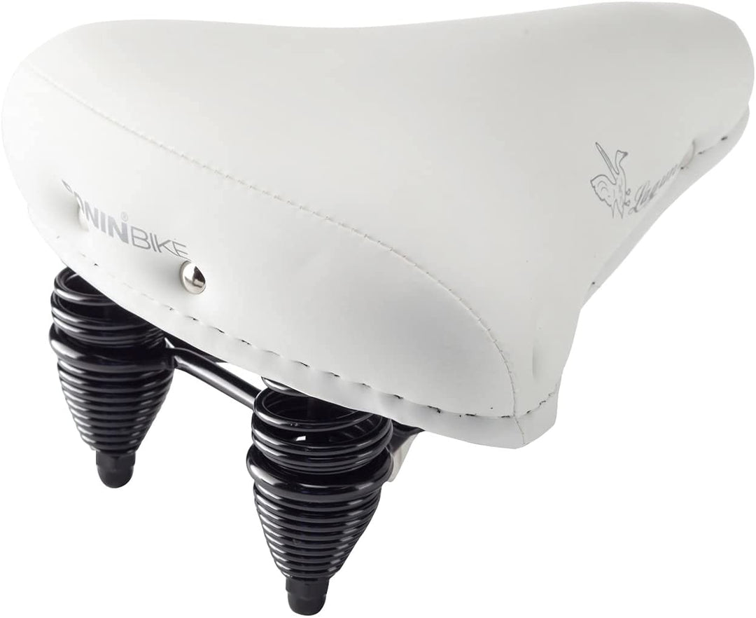 Sattel Laguna Doppelfeder 100 weiss