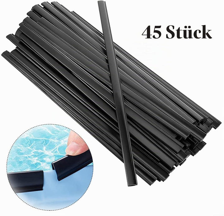 45 Stück Schwimmbad flache Abdeckstreifen, Pool-Liner Response Strip Set, flache Liner Coping Streif