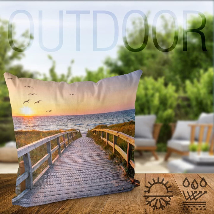 VOID Sylt Düne Kissenbezug Kissenhülle Sofakissen Kissen Deko Outdoor-Kissen Dekokissen, Kissen Grös