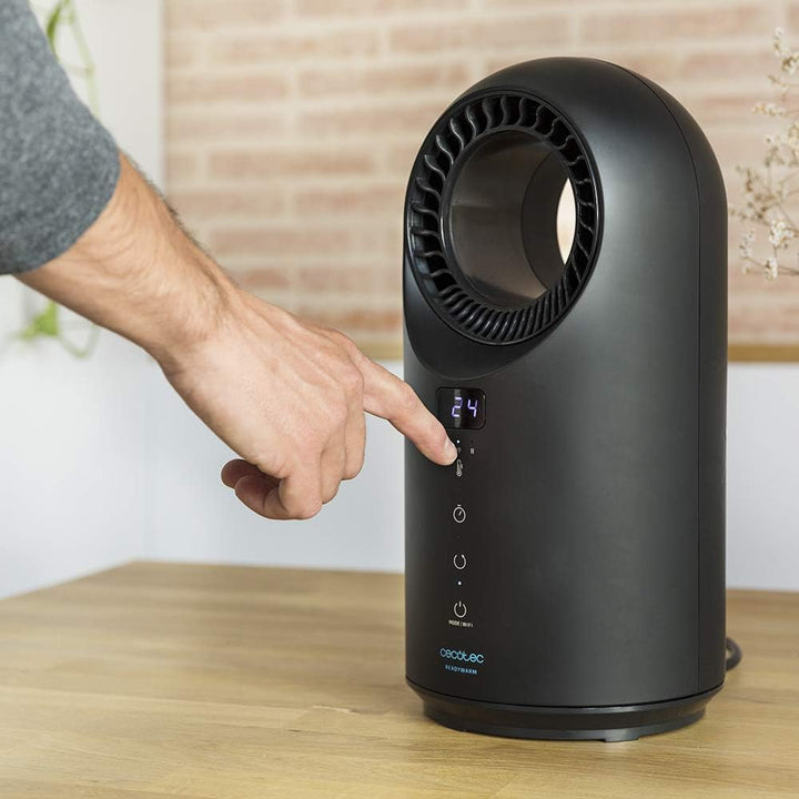 Cecotec Bladeless Heizgerät mit Fernbedienung und WiFi ReadyWarm 8400 Bladeless Connected. 1500 W, K