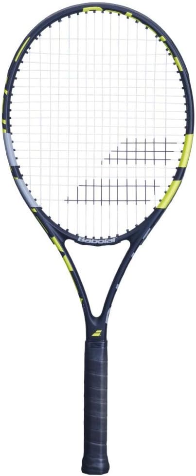 Babolat Herren Evoke 102 Strung Tennisschläger 36 Gelb Schwarz Weiss (mehrfarbig), 36 Gelb Schwarz W