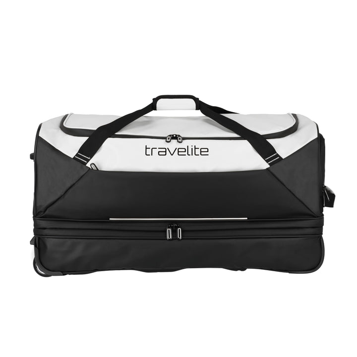 Travelite Trolley Reisetasche mit Rollen aus wasserabweisendem Material, Basics Weichgepäck Rolltasc