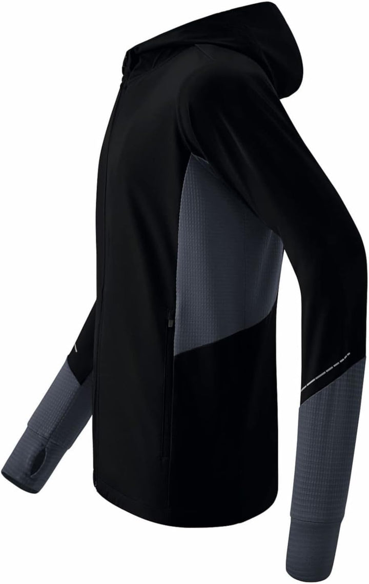 Erima Herren RACING Running Jacke L Schwarz, L Schwarz