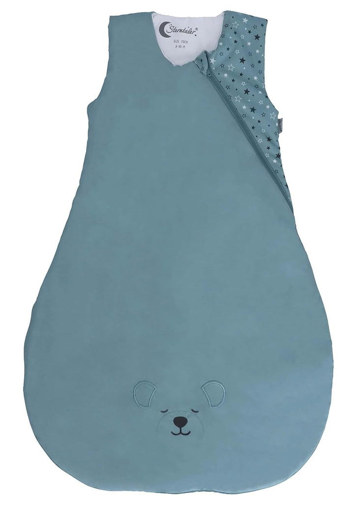 Sterntaler Baby Unisex Schlafsack Baby Funktionsschlafsack 70cm Eisbär Elia - Schlupfsack Baby, Puck