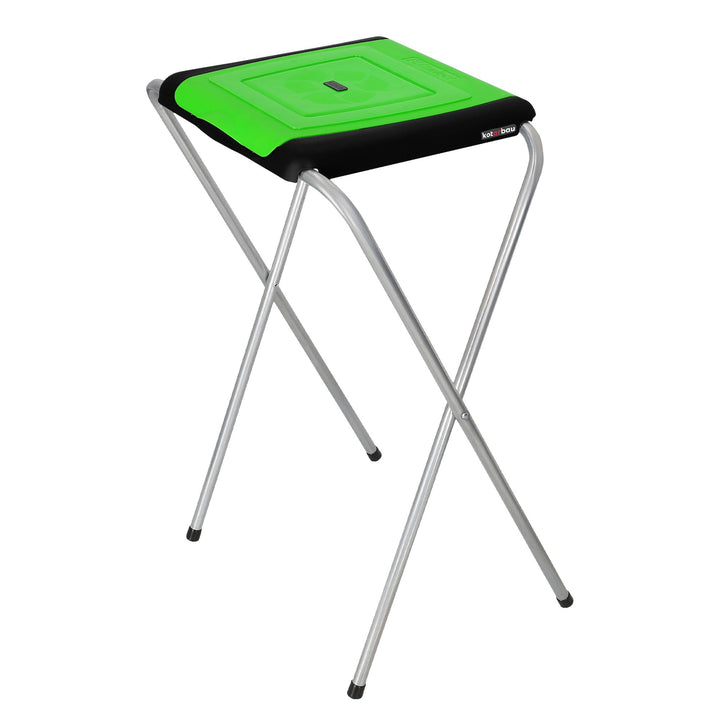 KOTARBAU® Müllsackständer 1 Fach Müllbehälter 33 x 77 x 85 cm Grüner Sack Ständer Metall Plastikmüll