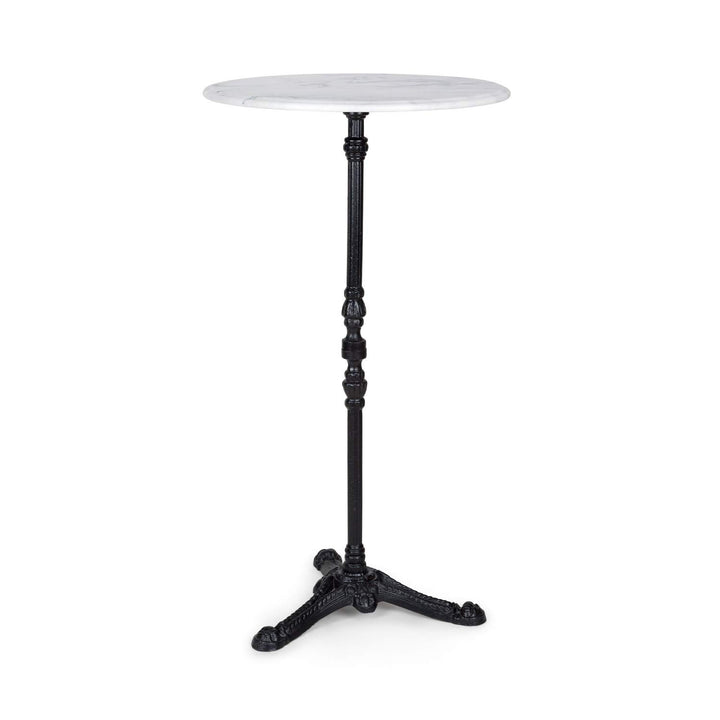 blumfeldt Patras Taverna - Bistrotisch mit Deko-Zierkante, Stehtisch mit gusseisernem Standfuss, Bar