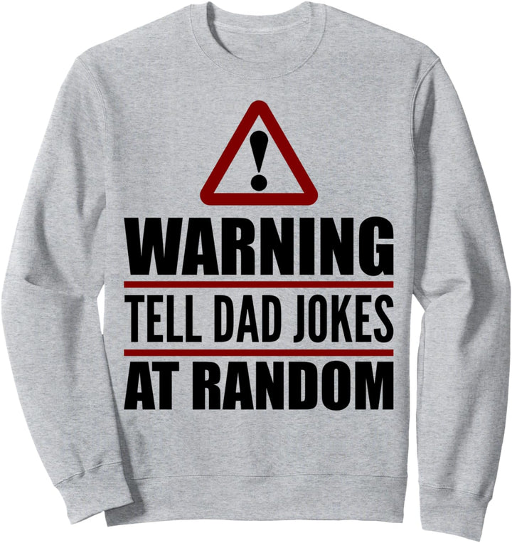Alles Gute zum Vatertag 2021 Warnung lustige Papa Witz Retro Sweatshirt