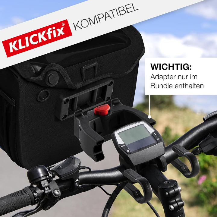 Valkental - Hochwertige &amp; Nachhaltige Lenkertasche mit 7L Volumen | wasserdichte Fahrradtasche Lenke