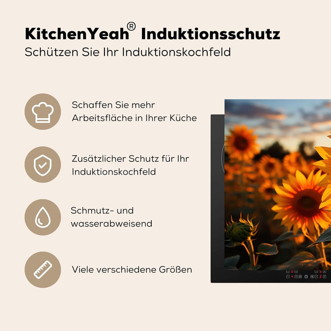 Herdabdeckplatte Einteilig Ceranfeld Abdeckplatte Küche Deko Ceranfeldabdeckung Herdabdeckung Indukt