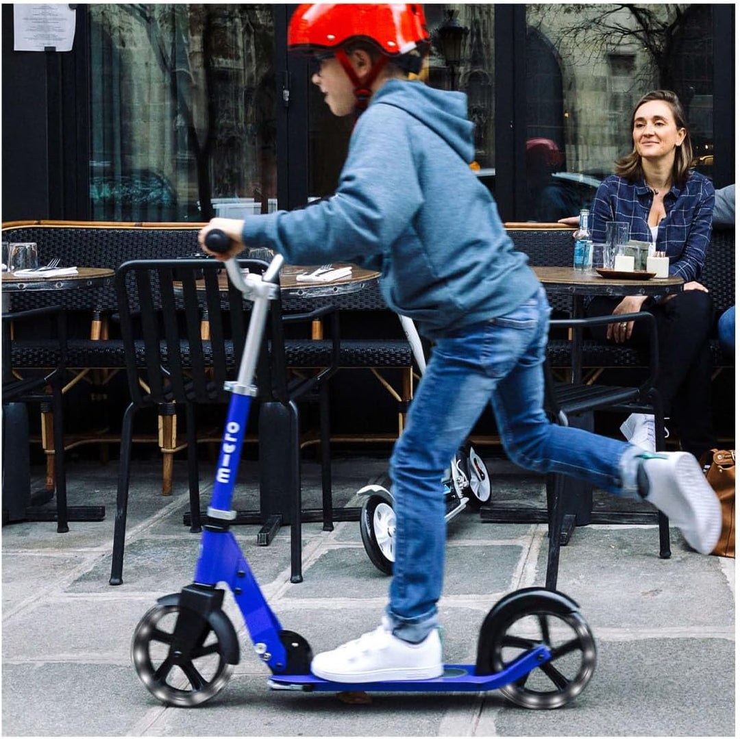 Micro Cruiser Scooter zum cruisen Kinderscooter ab 5 Jahren Einheitsgrösse blue, Einheitsgrösse blue