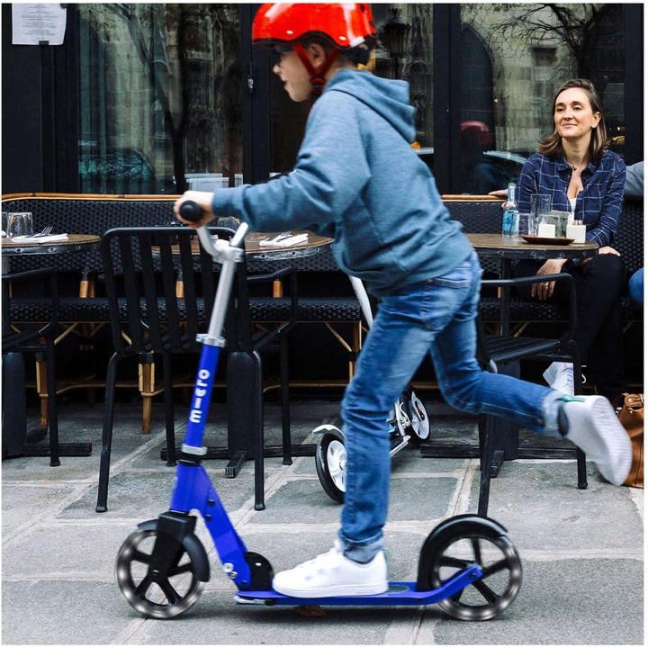 Micro Cruiser Scooter zum cruisen Kinderscooter ab 5 Jahren Einheitsgrösse blue, Einheitsgrösse blue
