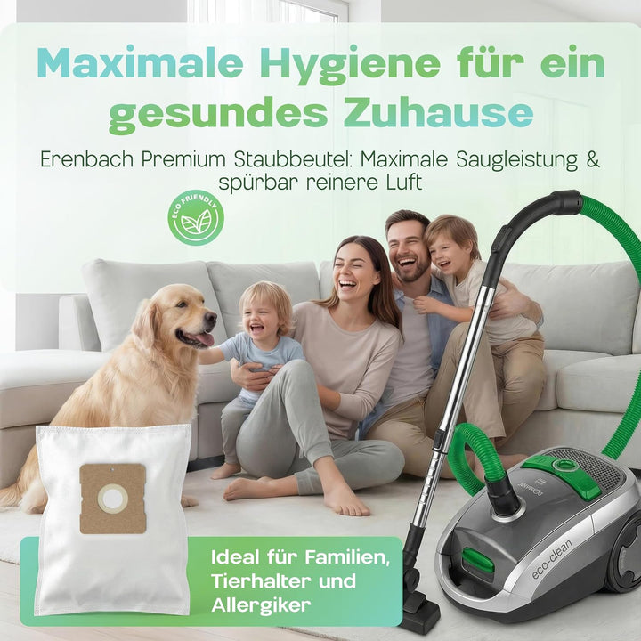 20 Staubsaugerbeutel passend für SEVERIN BC 7041, BC 7044, BC 7045 S Power Snow White, BC 7046, BC 7