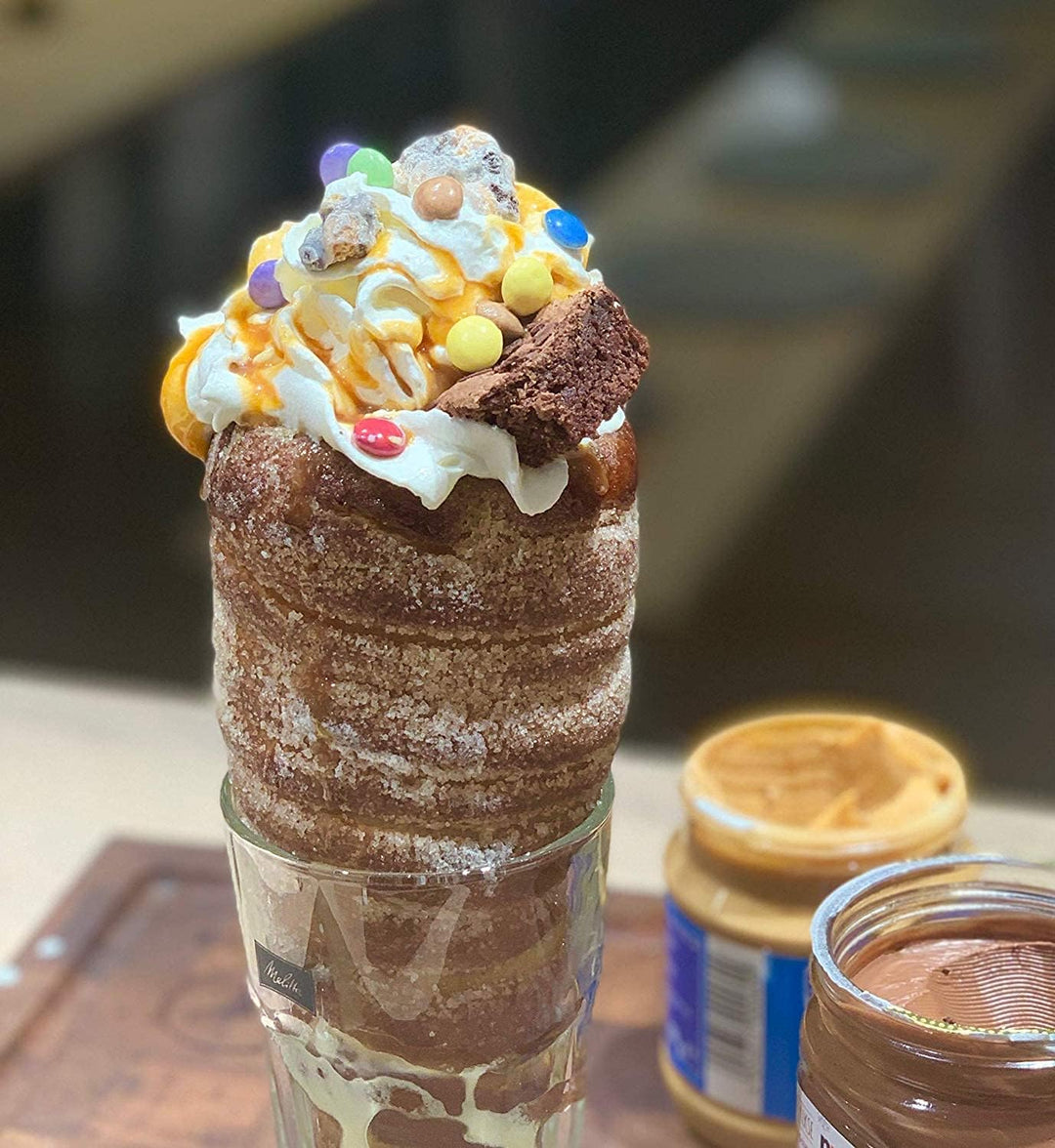 MOESTA-BBQ 19164 - FeuerTüte – Lebensmittelechte Rotisserie-Buchenholzrolle für Baumstriezel – Halte