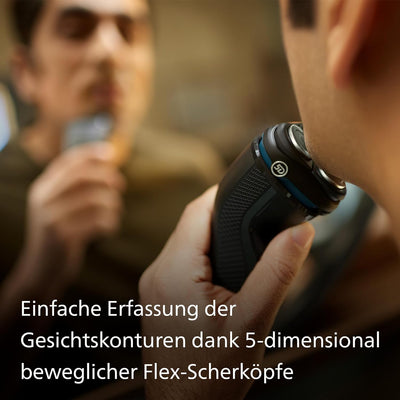 Philips Shaver Series 3000 – Elektrischer Nass- und Trockenrasierer für Männer, mit SkinProtect-Tech