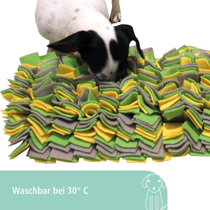 Kerbl Schnüffelteppich Hund - Schnüffel-Matte für Hunde - Interaktives Hunde-Spielzeug - 70 x 50