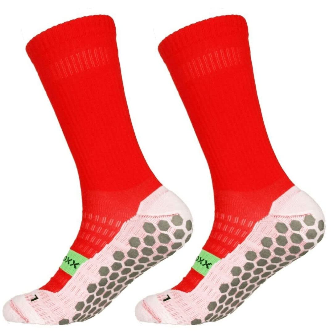 SHOESOXX Grip Sportsocken Funktionssocken L Rot, L Rot