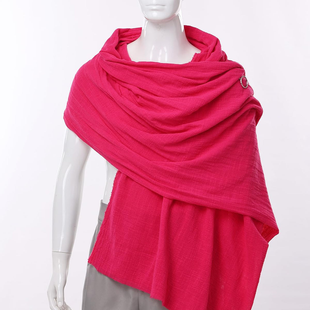GRACEART Mittelalter Halstuch Tuch Kopftuch Renaissance Pirat Leintuch 230X130 cm Rosarot, Rosarot