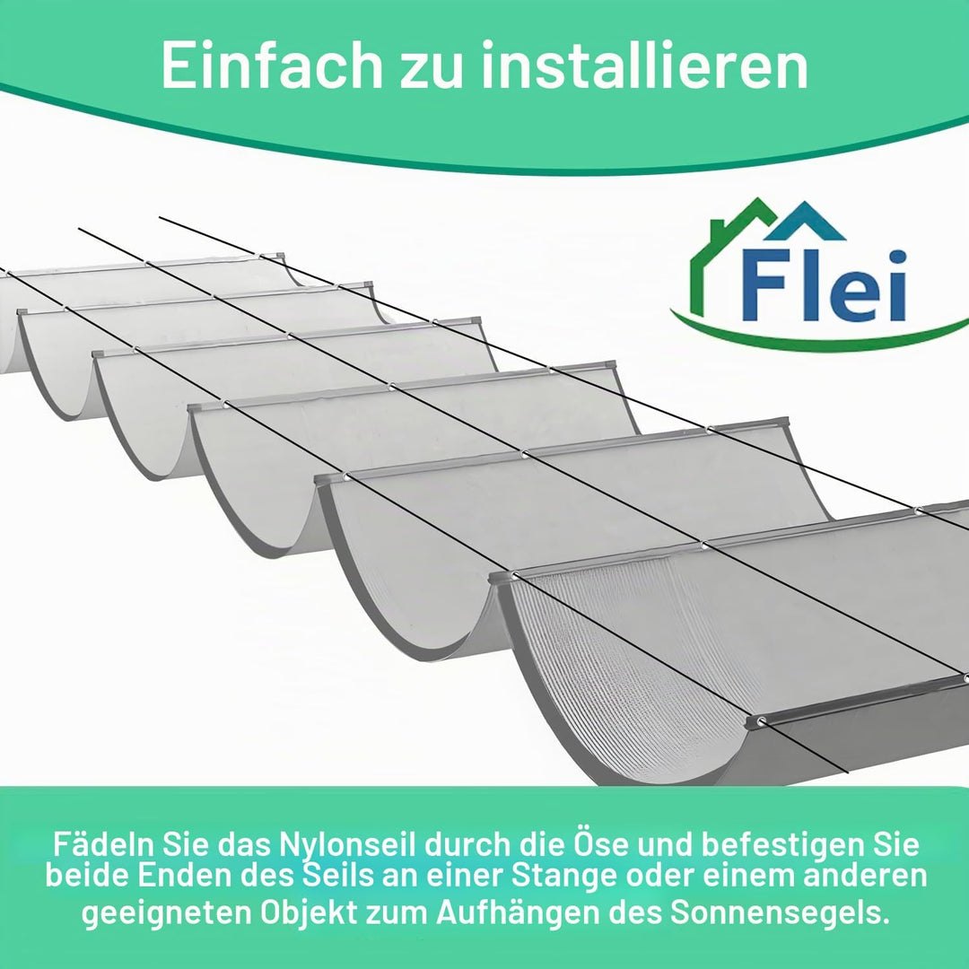 Einziehbar Welle Sonnensegel 100x250cm(BxL) Verstellbar Schattenabdeckung Sonnenschutz Wasserdicht O