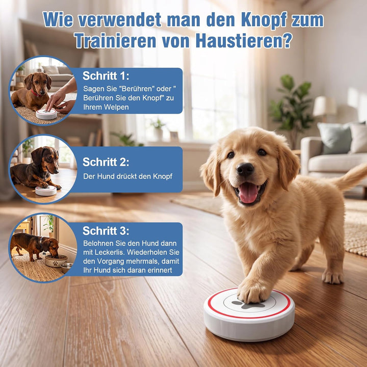 ChunHee Katzenklingel/Hundeklingel Buzzer Hund Haustier Türglocken Sensor Berührt Wasserdicht Türkli