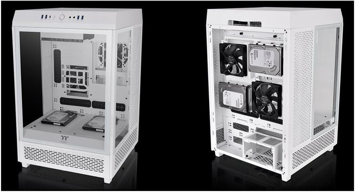 Thermaltake | The Tower 500 | Mid-Tower-Gehäuse| 3X 4mm gehärtetes Glas| weiss, CA-1X1-00M6WN-00