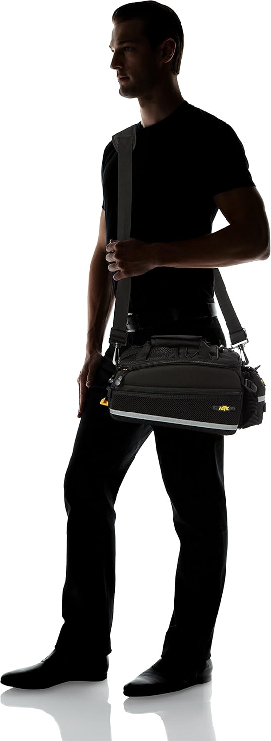 Topeak Rahmentasche MTX TurnkBag EX Gepäckträgertasche, schwarz 35 x 19 x 21 cm, 8 Liter Schwarz, 35